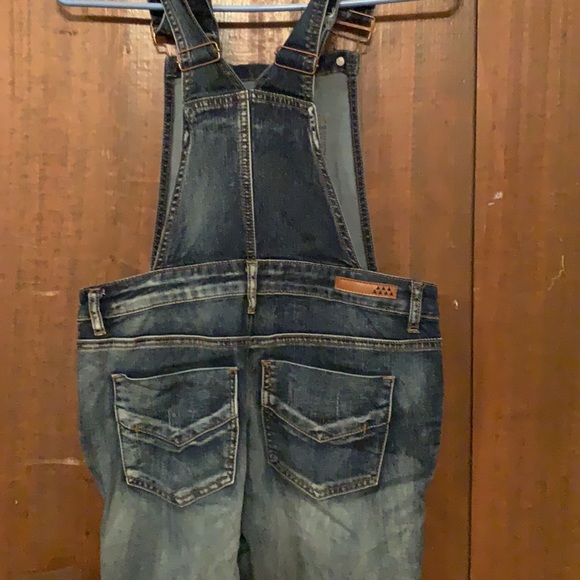 Dollhouse skinny overalls sz 7 x 29” like new - Picture 5 of 7